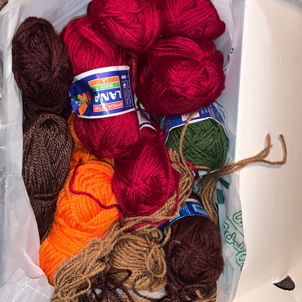 box of yarn
